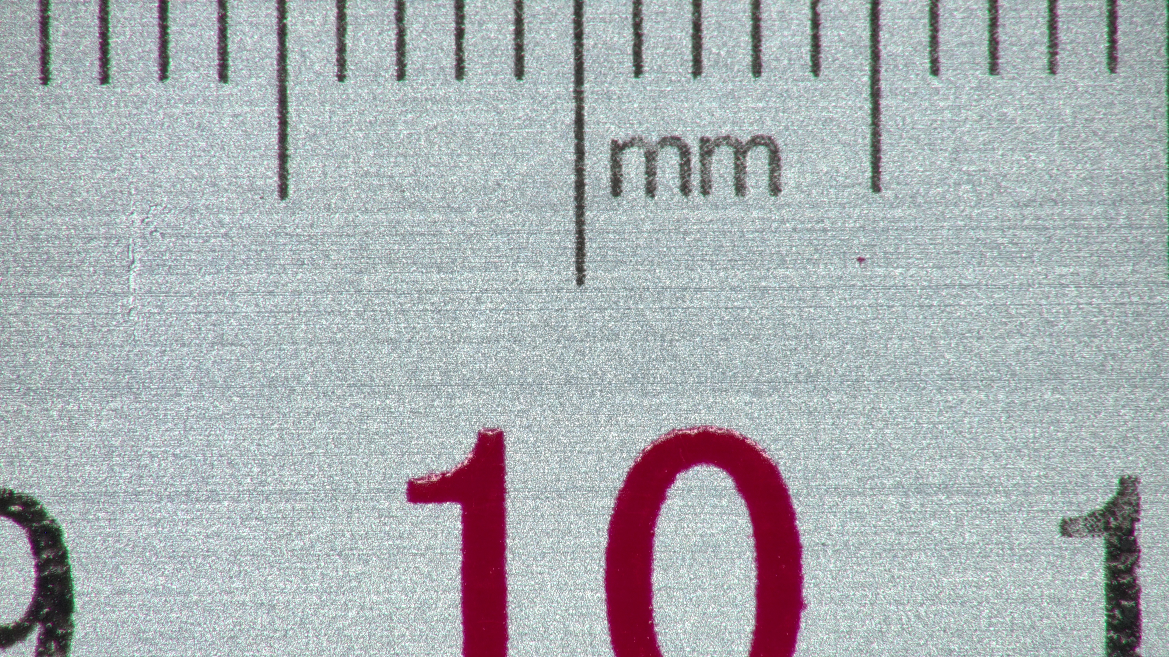 AFDM511A 10× ruler sample