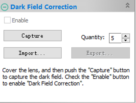 When is dark field correction needed When is dark field correction needed