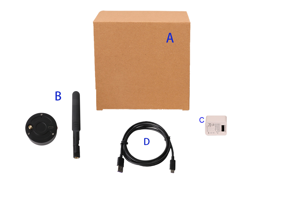 WUCAM8MPA / WUCAM1080PB packaging diagram