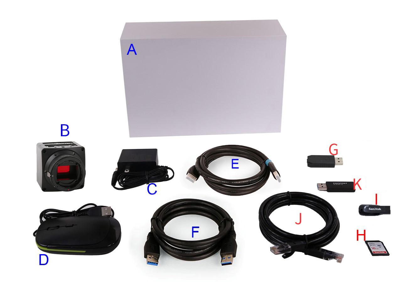 X8FCAM4K_EFL-Serie Lieferumfang
