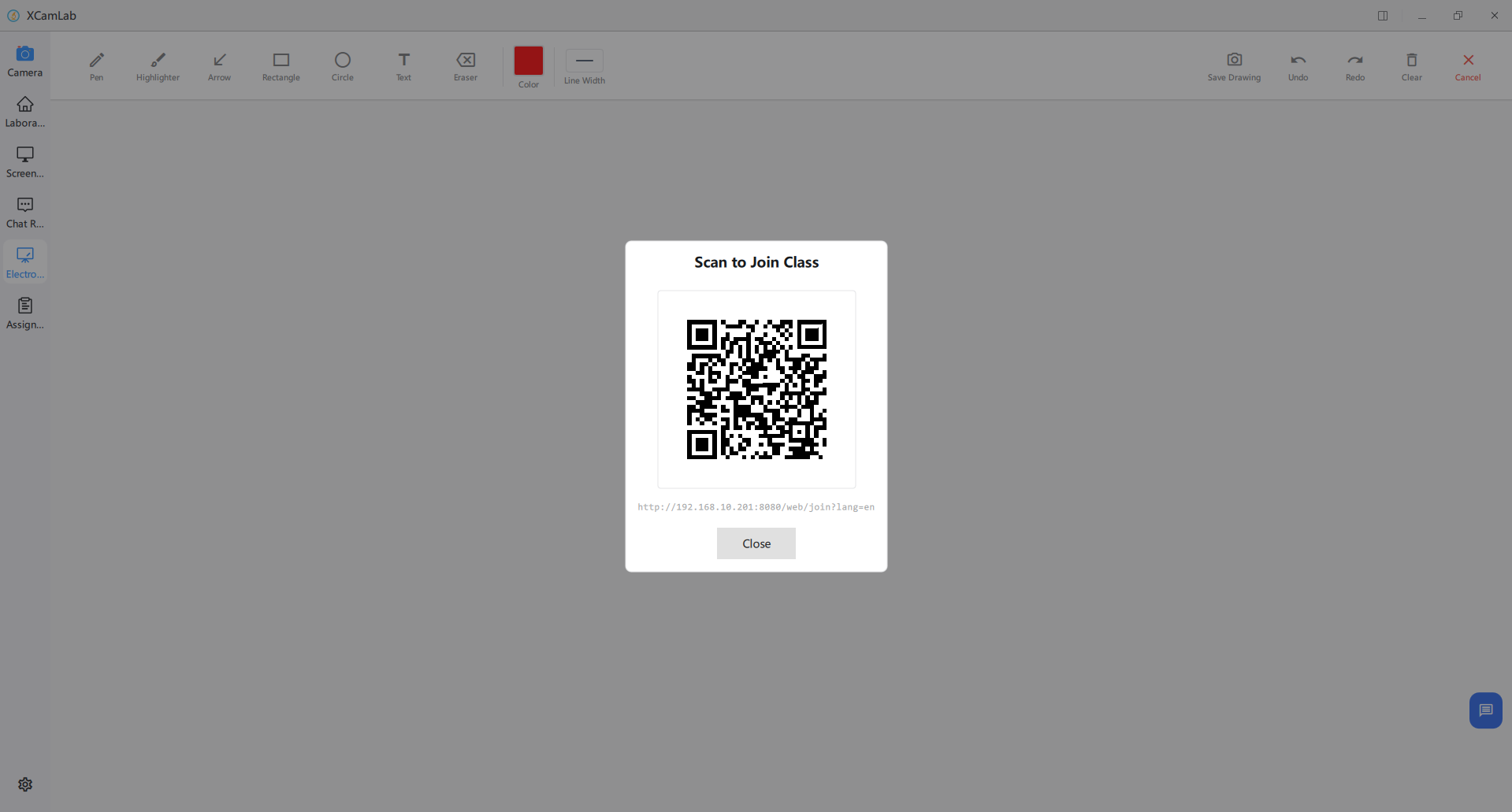 Scanner pour rejoindre