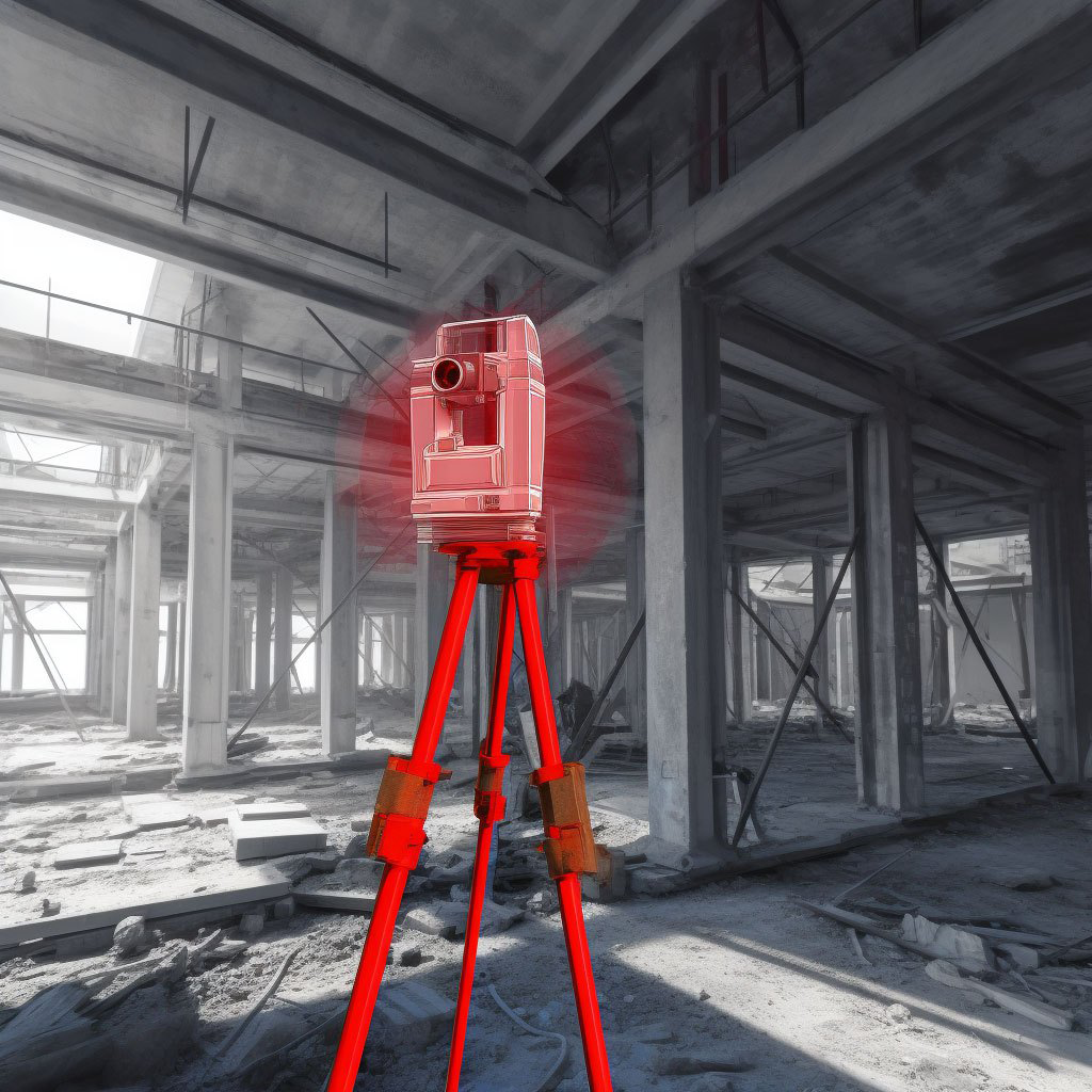 Caméra de scan laser 3D pour chantier