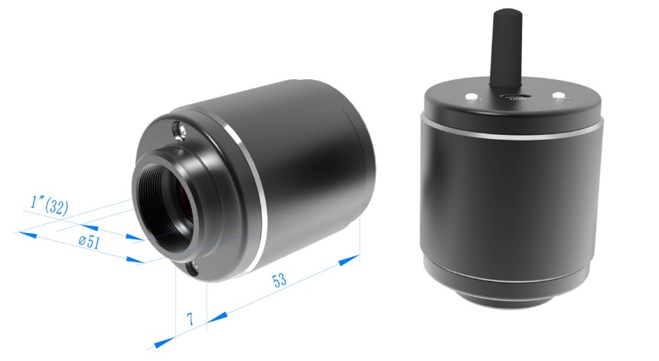 WUCAM1080PA Appearance Dimensions WUCAM1080PA Appearance Dimensions