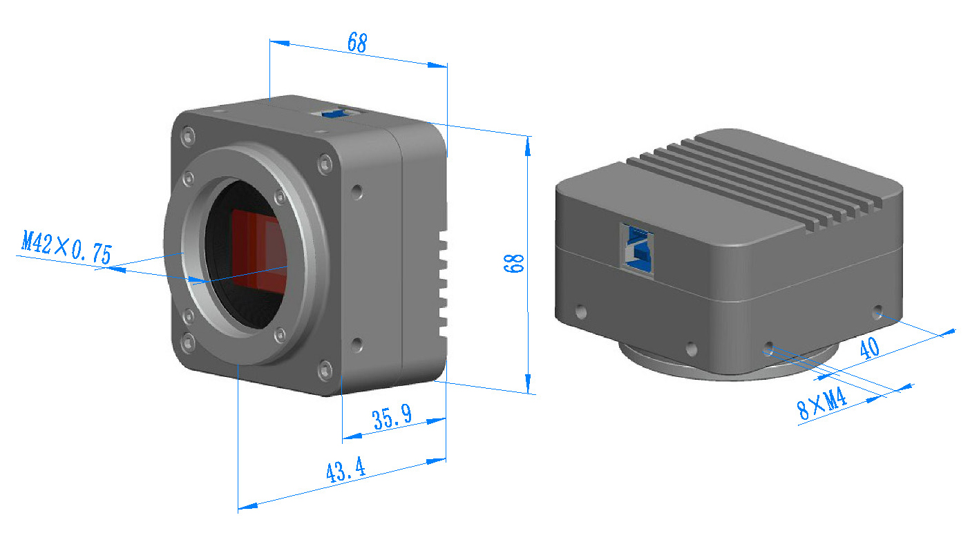 BIGEYE Camera Dimensions BIGEYE Camera Dimensions