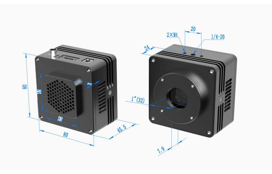 CTR3CMOS Camera Dimensions CTR3CMOS Camera Dimensions