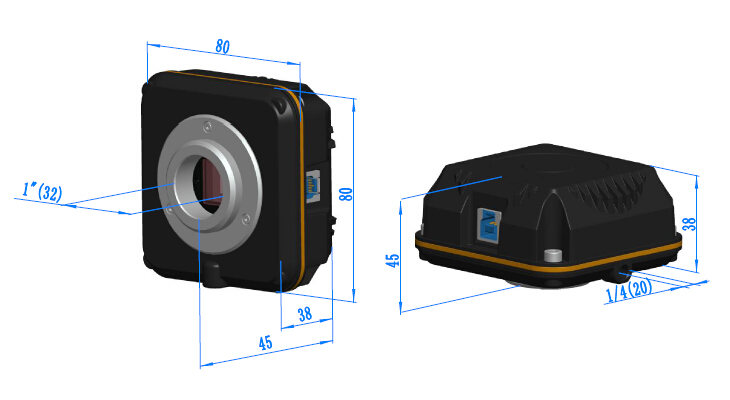 L3CMOS Camera Dimensions L3CMOS Camera Dimensions