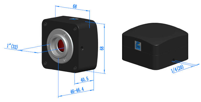 U3CMOS Camera Dimensions U3CMOS Camera Dimensions