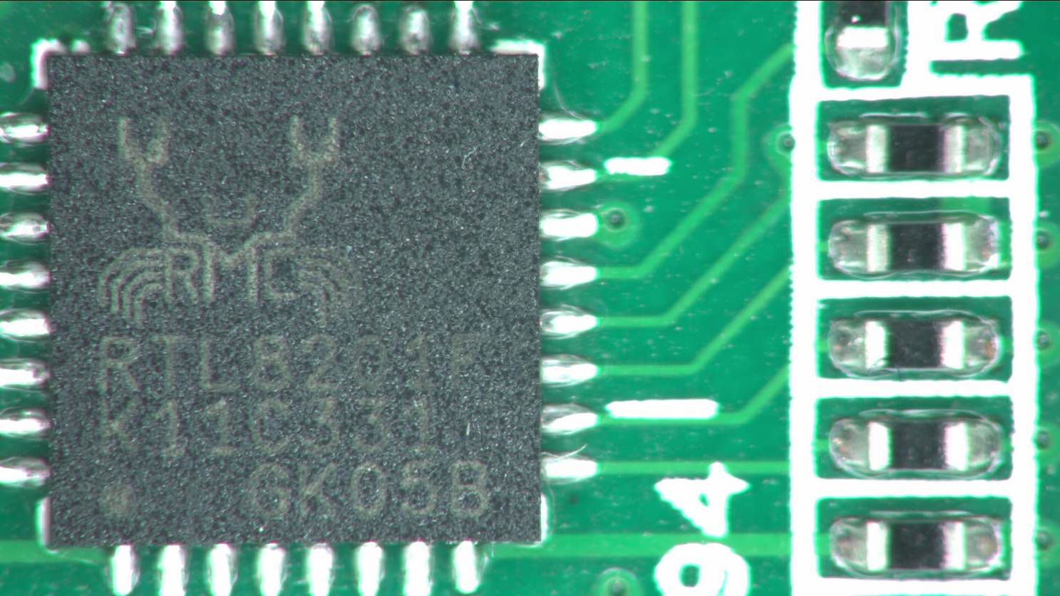 PCB captured with AFDM101 at 20X PCB captured with AFDM101 at 20X